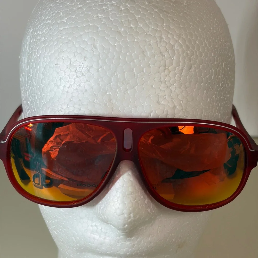 goodr Super Fly Lances Afternoon Uppers Sunglasses Red Polarized SFG1018 Aviator
